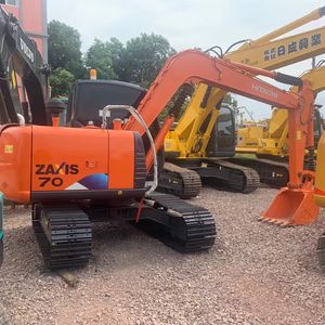 7 tấn sử dụng Hitachi <span class=keywords><strong>Mini</strong></span> Máy xúc giá thấp Chất lượng cao cũ Hitachi zx70 bánh xích loại máy xúc để bán tại Trung Quốc - Product Image 4