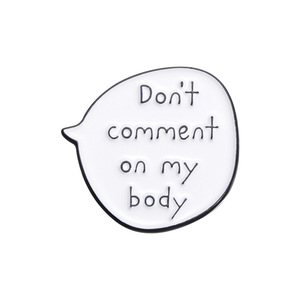 Anh văn bản màu trắng đơn giản và linh hoạt Trâm "Xin vui lòng tham khảo ý kiến trước khi chạm vào" "Tôi cần phải ở một mình" hài hước văn bản huy hiệu - Product Image 5