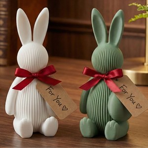 Decoración de Conejito de Pascua Impresa en 3D, Adorno de Plástico para Escritorio, Regalo Festivo para Interiores - Product Image 4