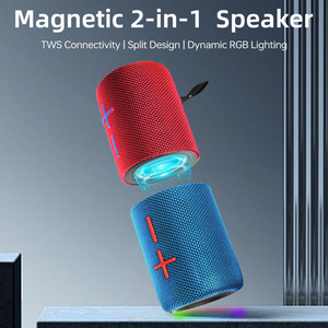 Altavoz Magnético Dividido con Iluminación RGB, Sonido Potente de 10 W, Conectividad TWS, Diseño Impermeable IPX5 - Product Image 2