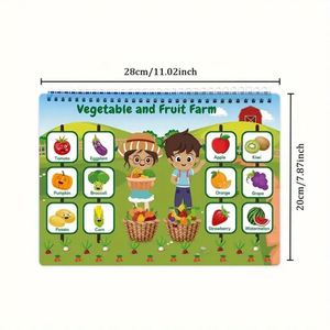 Montessori Sensory Busy <b>Book</b> Magnetic Activity Binder <b>Educational</b> Toys Multi-Colour for Kids Autism Toddler Preschool Supplies - Product Image 4