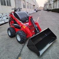 Mini-chargeuse sur chenilles multifonctionnelle à main, moteur essence/diesel haute efficacité, petite pelle, S750 18,8 kW, pompe Euro