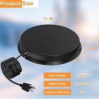 Base chauffante pour abreuvoir de poulets d'élevage avicole