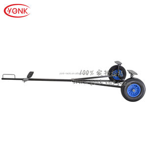 YONK Personnalisable En Acier Au Carbone Bateau Remorque Dolly Longueur Réglable Kayak Bateau À Moteur De Pêche Bateau Transporteur Chariot Plate-Forme OEM - Product Image 5