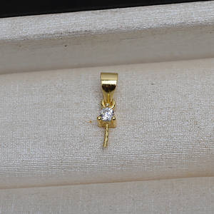 S925 Silver DIY Accessories Guazi Buckle Princess Straight Needle Pendant 8-12 <b>Pearl</b> Empty Tray 4124 <b>Loose</b> <b>Pearls</b> - Product Image 5