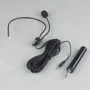 Spina TRS maschio da 1/4 ''(6.35mm) a femmina da 1/8'' (3.5mm) con presa per microfono adattatore Jack Audio Stereo per adattatore Amp per cuffie