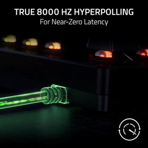 Teclado para juegos con cable Razer Huntsman V3 Tenkeyless de 8KHz, activación rápida ajustable, teclado mecánico RGB para juegos - Product Image 2