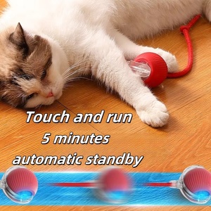 Hot Sale Interactive Smart Ball Tail Accessory Indestructible <b>Rolling</b> <b>Carpet</b> Fast Cat Toys New Fashion Pet Movement Silicone - Product Image 4