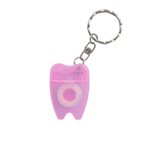 OEM Оптовая Портативный Мини Зуб Форма Зубная Нить Брелок Вощеный Мята Нейлон Флоссер Брелок Для Путешествий - Product Image 5