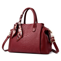 Sacs en cuir PU à motif crocodile, sacs à main pour femmes, sacs à main de luxe tendance pour femmes, sacs à main en cuir vegan, sacs fourre-tout personnalisés avec logo