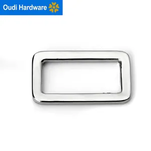 Khác Nhau mini kích thước hình chữ nhật Túi Nhẫn kim loại vuông vòng khóa Kẽm hợp kim kim loại nhẫn cho ví - Product Image 1