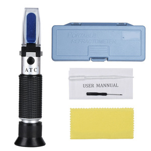 เครื่องวัดความหวานแบบพกพา Xiuyuan 0-32 บริกซ์ สำหรับวัดปริมาณน้ำตาลในไวน์และวัดความหวาน - Product Image 2