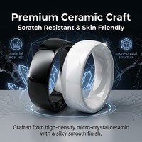 Bague connectée personnalisable avec protection NFC, suivi ECG intelligent, moniteur d'activité et de santé, résistante à l'eau, durable, idéale pour les cadeaux promotionnels