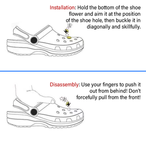 ชุดของขวัญเครื่องประดับรองเท้าโลโก้ 3 มิติหลากสี ราคาประหยัด พร้อมจี้ตัวอักษร PVC สำหรับตกแต่งรองเท้า - Product Image 3