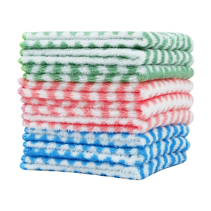 Производитель салфеток из микрофибры на заказ: кухонные полотенца с прошитыми краями, тряпки для мытья посуды, универсальные чистящие салфетки - Product Image 5