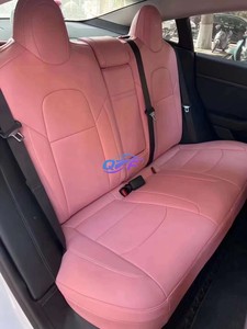 Coprisedili Auto in Pelle Nappa di Alta Qualità per <span class=keywords><strong>Tesla</strong></span> <span class=keywords><strong>Model</strong></span> 3 e <span class=keywords><strong>Model</strong></span> <span class=keywords><strong>Y</strong></span> 2022-2025, Su Misura e Perfettamente Aderenti, Set Completo - Product Image 3