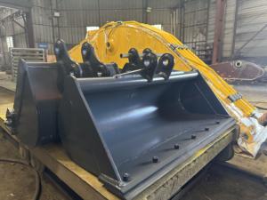 Huitong Oem 59Inch Graafmachine Emmer <span class=keywords><strong>Kobelco</strong></span> SK200-8 Reiniging Modder/Sloping Emmer Met 40,000 Lbs Capaciteit Voor Graafmachine - Product Image 2