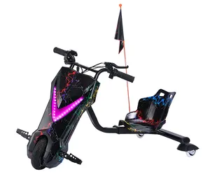 Adults Kids Drifting Go Kart 360° E-Scooter Drift Trike 250W w/LCD