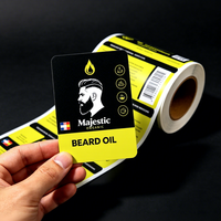 Étiquette en polycarbonate mat sur mesure, résistante à l'huile, avec adhésif, pour machines électroniques, pour appareil photo, impression sérigraphique