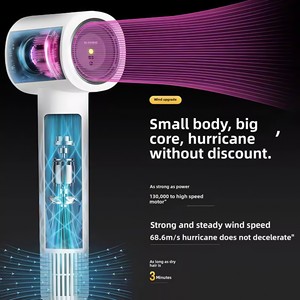 Hair Dryer High Speed Mini Plasma Home Travel Professional Salon Use Single Diffuser Nozzle Electric - Product Image 3