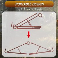 Système de jeu Gambrel et système de levage de hois à double poulie, accessoires de chasse au cerf haute capacité