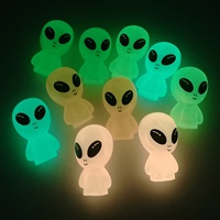 Nouvelle figurine créative en vinyle, simulation de petit extraterrestre ET, jouet de dessin animé fluorescent, décoration pour jeunes enfants