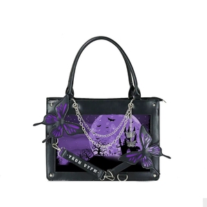 Y2K Labyrinth farfalla Spider Web lettera borse a catena fai da te trasparente borsa a tracolla Lolita gotica moda Vintage - Product Image 6