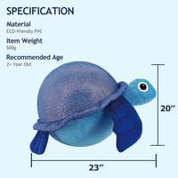 Cadeaux de carnaval personnalisés, peluche mignonne en forme d'animal, boule moelleuse anti-stress, jouet en PVC, boule rebondissante, jouet en peluche gonflable de 50 cm