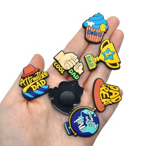 2025สินค้าขายดีรองเท้าพีวีซีของตกแต่งรองเท้าหัวเข็มขัดเครื่องประดับรองเท้าวันพ่อมีเสน่ห์สำหรับการอุดตันเสน่ห์ - Product Image 5