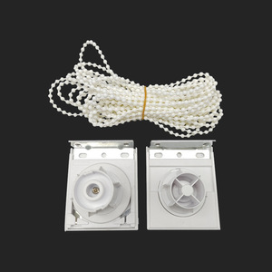 Curtain Accessory <b>Plug</b> Making Kit 38 Tube 28 Tube Head <b>Tail</b> Round White No Drilling Roller Blind Customizable Steel - Product Image 2