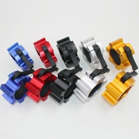 Colliers colorés de 50 mm avec barre de verrouillage à dégagement rapide pour haltérophilie