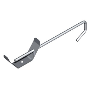 Lot de 10 crochets mousquetons U 40/28/40 avec tige en U en zinc pour profilés à clipser pour l'escalade - Product Image 1