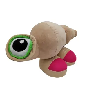 仿真创意设计贝壳马塞尔娃娃海螺毛绒玩具可爱动物毛绒儿童礼品