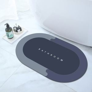 Tapis de bain super absorbant à séchage rapide, tapis de salle de bain antidérapant, paillasson d'entrée, tapis de toilette, tapis de bain antidérapant - Product Image 2