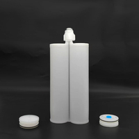 Cartouche de colle adhésive à double seringue de 50 ml, 100 ml, 200 ml, 400 ml, 600 ml, tube vide pour emballer les adhésifs