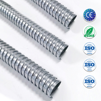 Tuyau flexible en métal galvanisé de 16 mm, 20 mm, 25 mm, 32 mm, 38 mm, 40 mm, très vendu