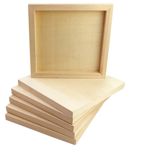 <strong>Wood</strong> <strong>Panel</strong> Boards, <strong>Unfinished</strong> Wooden Canvas <strong>Panels</strong> Boards for Painting, Drawing, Canvas. DIY Crafts Projects, Arts Use with Oils - Product Image 2