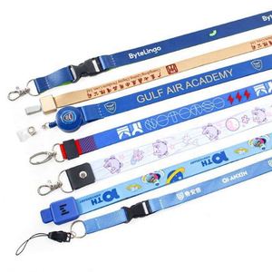 Promotion Neck Key Holder Strap Custom Sublimation Stitch Universal Crossbody Phone Lanyard - Product Image 1