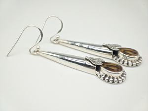 Pendientes de Cristal de Citrino Natural, Hechos a Mano, Plata de Ley 925, Joyería para Mujer, Diseño Boho de Lujo, Regalo con Piedras Preciosas, Venta al Por Mayor - Product Image 5