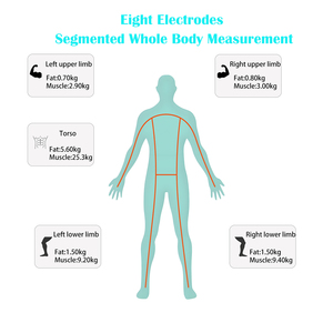 مقياس الدهون الذكي بسعر منخفض مع التعرف على المستخدم AI ، 21 فكرة صحية خطط اللياقة البدنية المخصصة ، رفيق الصحة المنزلية - Product Image 6