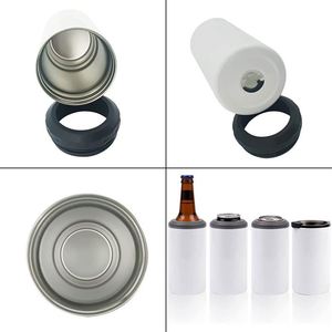 16oz Sublimation Can Cooler 304 Stainless Steel <b>Double</b> <b>Wall</b> Insulated Beer Can Sleeve - Product Image 4