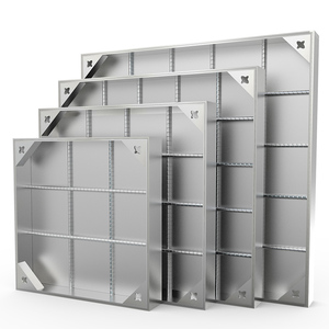 Chinese Leverancier Rioolafdekkingen Duurzame Roestvrijstalen Vierkante Putdeksel 500*500 - Product Image 4