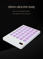 Appareil de thérapie par photobiomodulation à LED infrarouges rouges haute puissance 180 LED, portable, pour le visage et la photothérapie à domicile