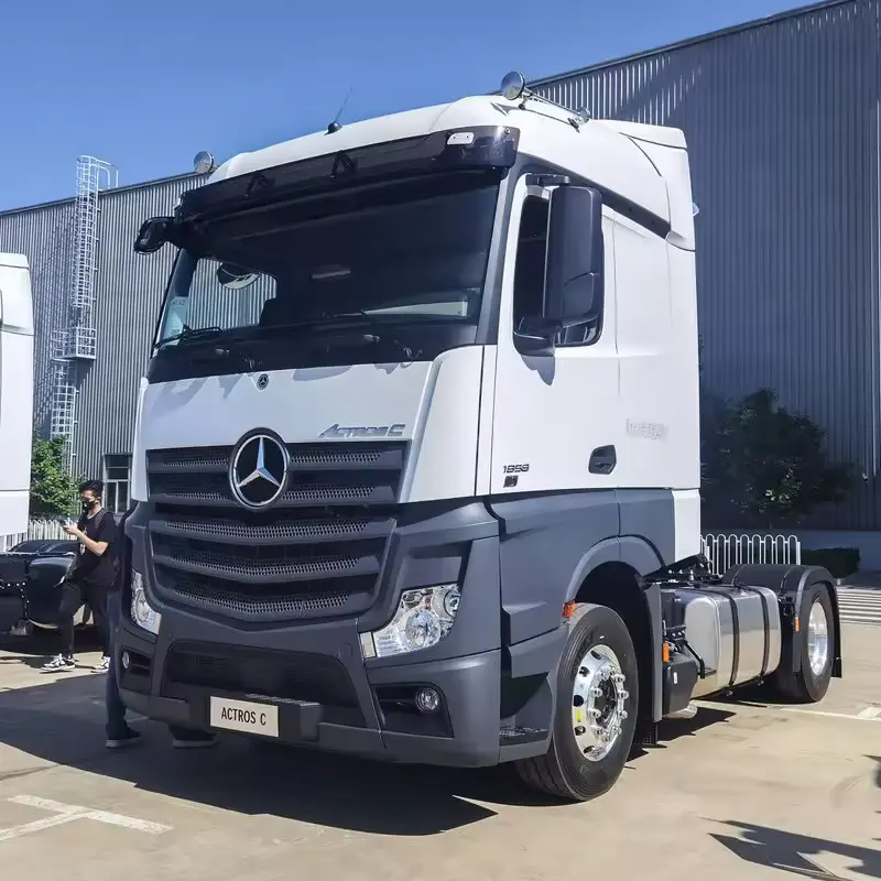 Benz Actros camión usado 2023 modelos superventas 4x2 0km 12 automático 1 Juego de remolque de camión Mecedis de segunda mano 2x4 a la venta en la UE