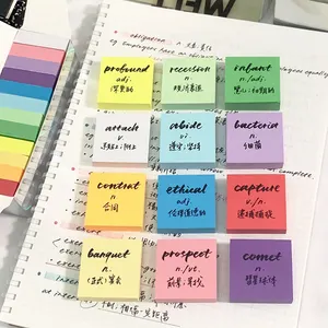 Wholesale Stationery Message Custom Cartoon Colored To Do List Sticky Note And Cute Memo Pad For Stationery