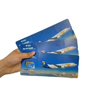 Fabrikpreis Offsetdruck Maßgeschneiderte Größe Laminierte Offset-Papier Bordkarte für Flugtickets