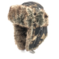 Elegante Gorro de Trampero con Orejeras Estilo Bomber Aviador Ruso de Piel para Invierno y Esquí para Hombre y Mujer