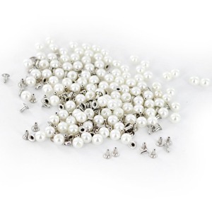 Clous semi-tubulaires Xinghe Pearl Rivets 6mm 8mm 10mm 12mm 14mm 16mm pour vêtements et sacs, classiques et durables - Product Image 3
