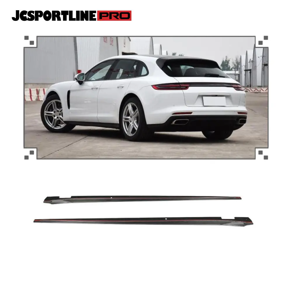 Юбки сбоку из углеродного волокна JC Sportline для Porsche Panamera 971 4S Хэтчбек 4-дверный 2017-2019