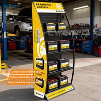 Étagère de présentation en métal multifonctionnelle, robuste, moderne, réglable en hauteur, personnalisable pour accessoires de voiture